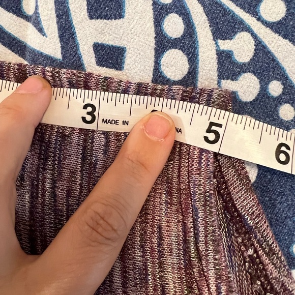 KNOX ROSE CAPE SHAWL SWEATER WOMEN SIZE XS EXTRA SMALL PURPLE PINK EUC 241 - Picture 11 of 13